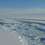 Antarctic ice shelf 'hangs by a thread'